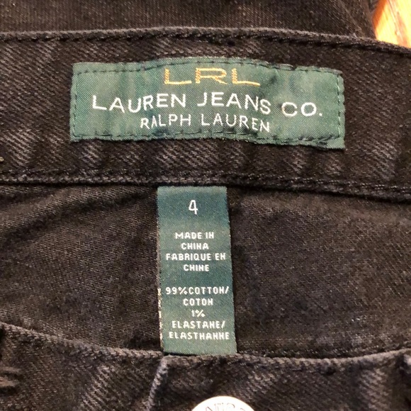 LRL LAUREN JEANS CO black jeans - Picture 5 of 5